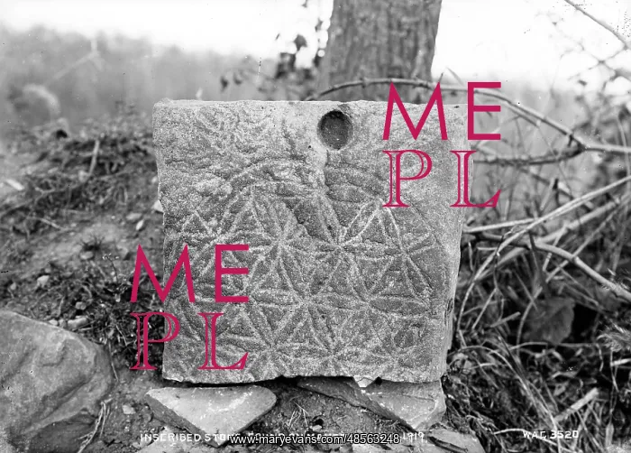 : Inscribed Stone Found on Mahee Island, Aug. 1919 : Inscribed Stone Found on Mahee Island, Aug. 1919