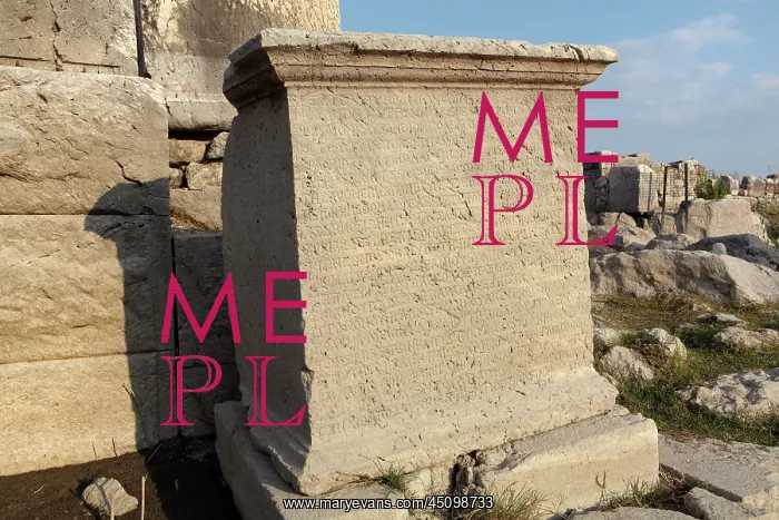 : Inscriptions, Letoon, Antalya, Turkey : Inscriptions, Letoon, Antalya, Turkey
