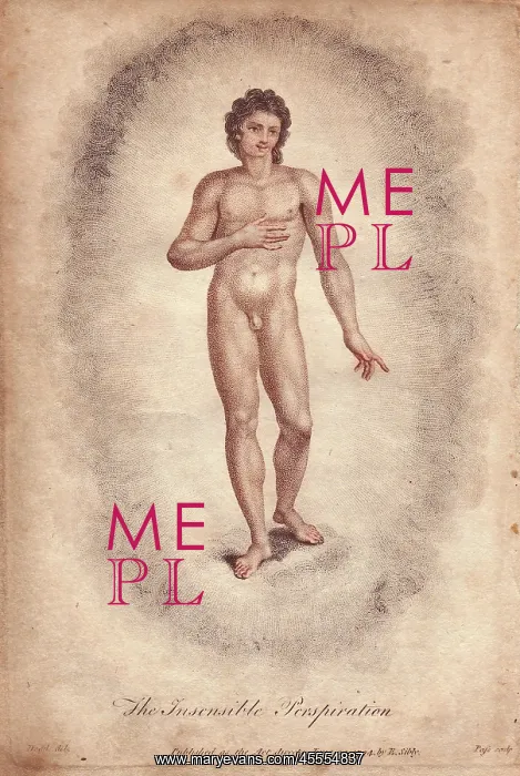 : The Insensible Perspiration Figure of a naked : The Insensible Perspiration Figure of a naked