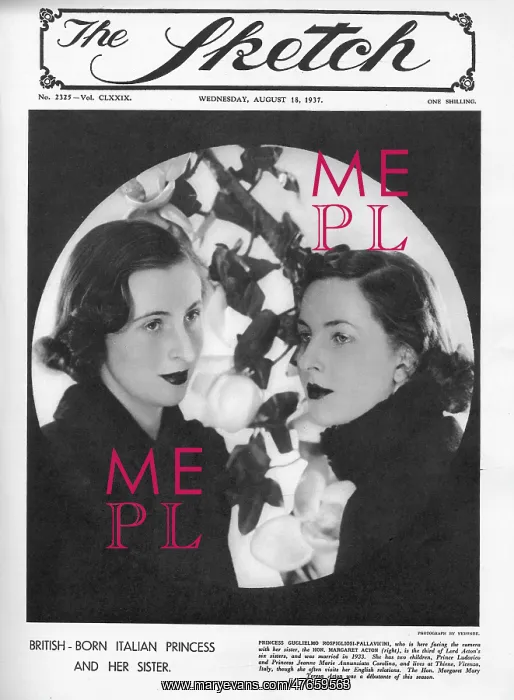 : (insert). Helen Mary Grace Rospigliosi, nee Lyon-Dalberg-Acton : (insert). Helen Mary Grace Rospigliosi, nee Lyon-Dalberg-Acton
