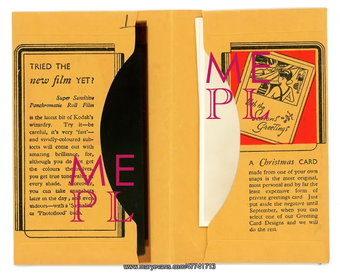  : The Inside of the original negative wallet