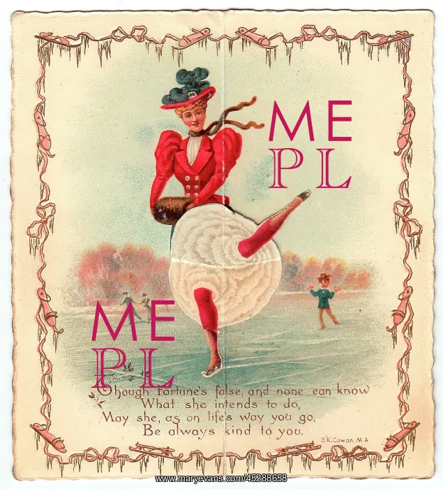 : Inside a pop-up Christmas card : Inside a pop-up Christmas card
