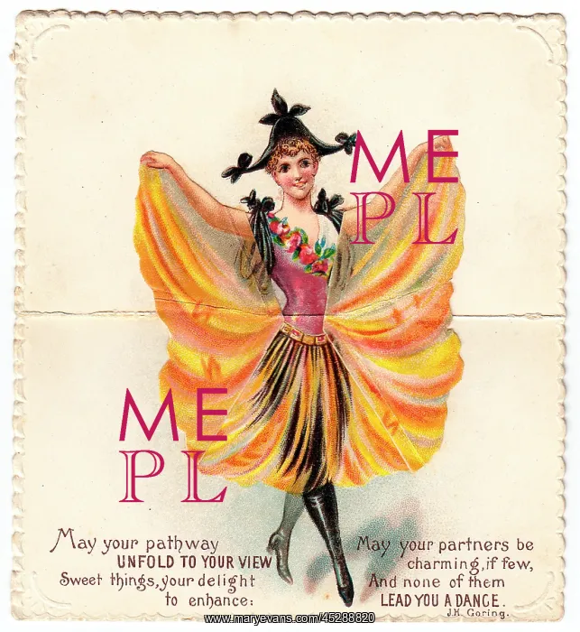 : Inside a pop-up Christmas card : Inside a pop-up Christmas card