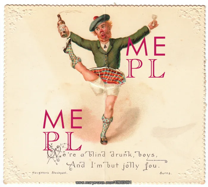 : Inside a pop-up New Year card : Inside a pop-up New Year card