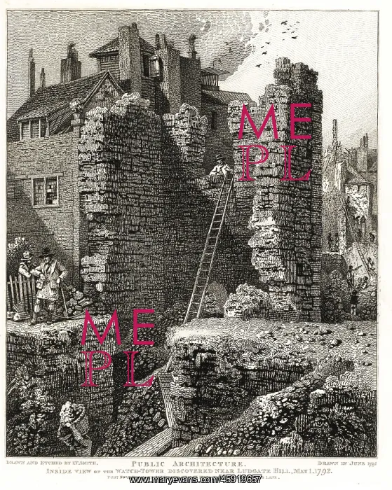 : Inside view of the Watch Tower discovered : Inside view of the Watch Tower discovered
