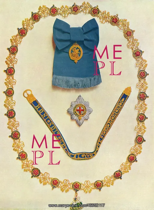 : Insignia of the most noble Order of the Garter : Insignia of the most noble Order of the Garter