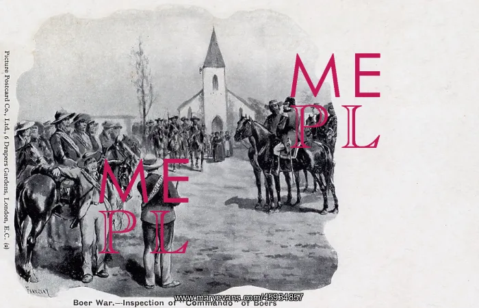 : Inspection of Boer Mounted Commando : Inspection of Boer Mounted Commando