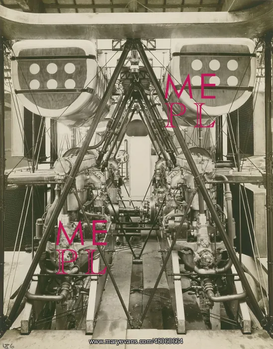 : The installation of the four Siddeley Puma engines : The installation of the four Siddeley Puma engines
