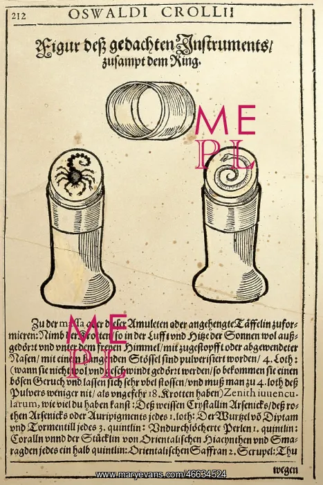 : instruction for an amulet against poison : instruction for an amulet against poison