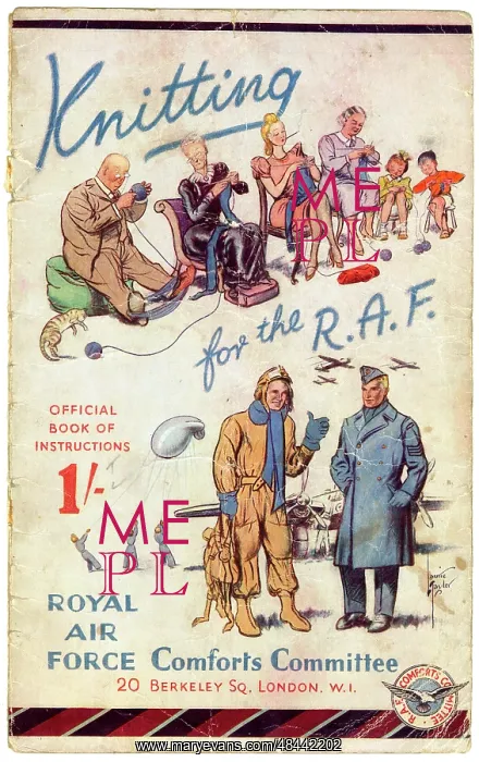 : Instruction booklet, Knitting for the RAF, WW2 : Instruction booklet, Knitting for the RAF, WW2
