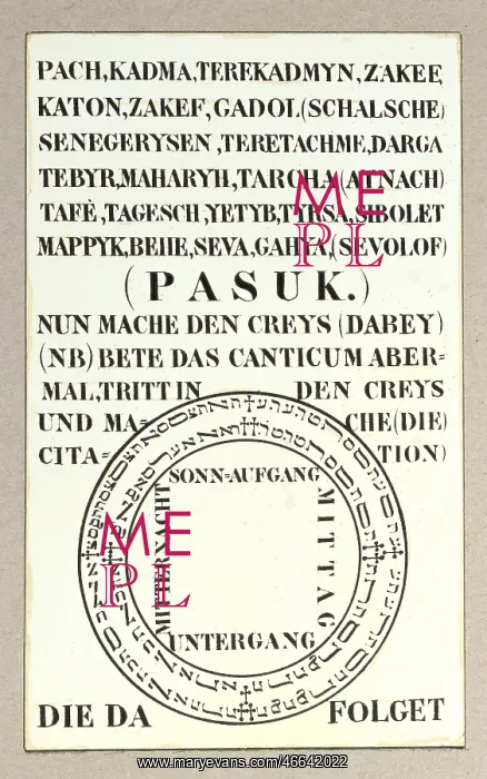 : Instructions for magic circle : Instructions for magic circle