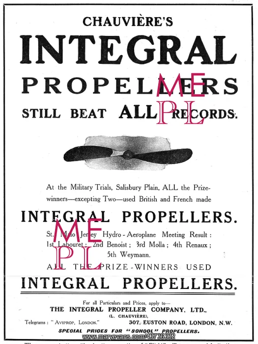 : Integral Propellers - Chauviere : Integral Propellers - Chauviere
