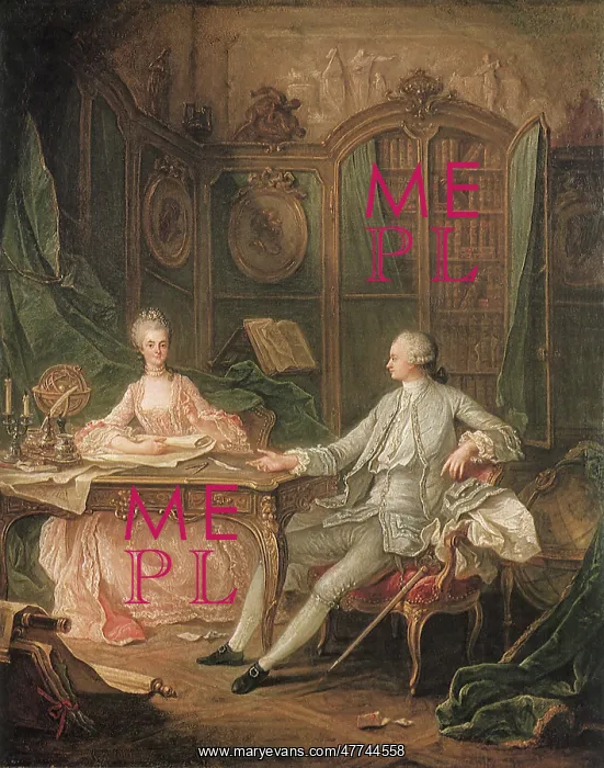 : An Intellectual Couple in a Library : An Intellectual Couple in a Library