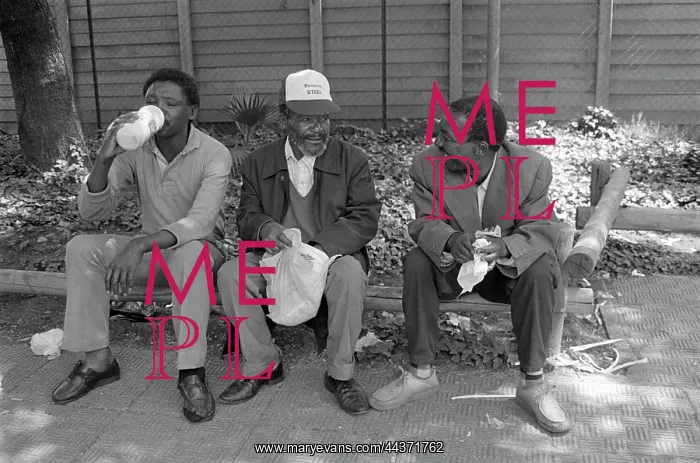 : Interaction between homeless males in Joubert park : Interaction between homeless males in Joubert park