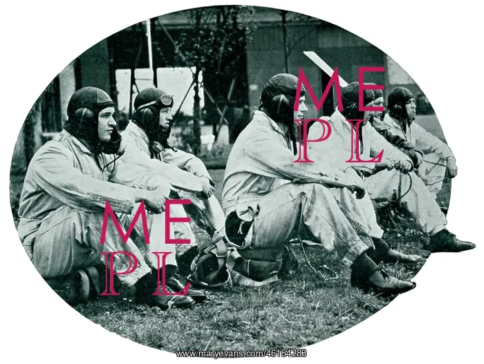 : Interceptor aircraft pilots waiting to go up 1939 : Interceptor aircraft pilots waiting to go up 1939