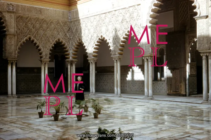 : Interior of the Alcazar Palace, Seville : Interior of the Alcazar Palace, Seville