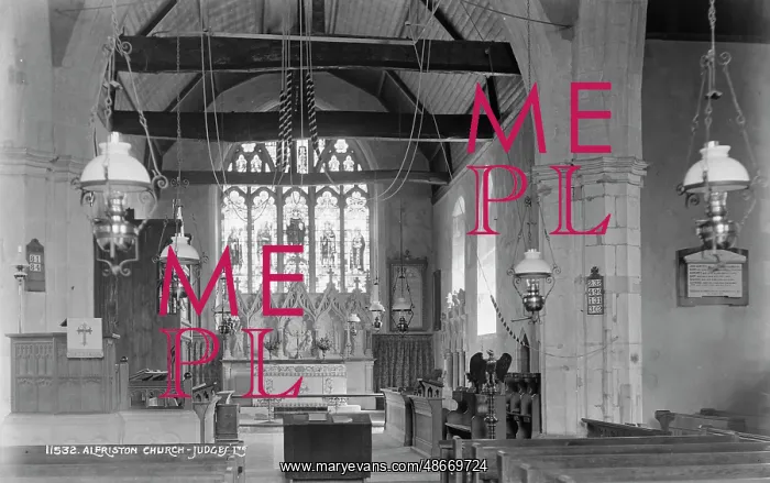 : Interior of Alfriston Church : Interior of Alfriston Church