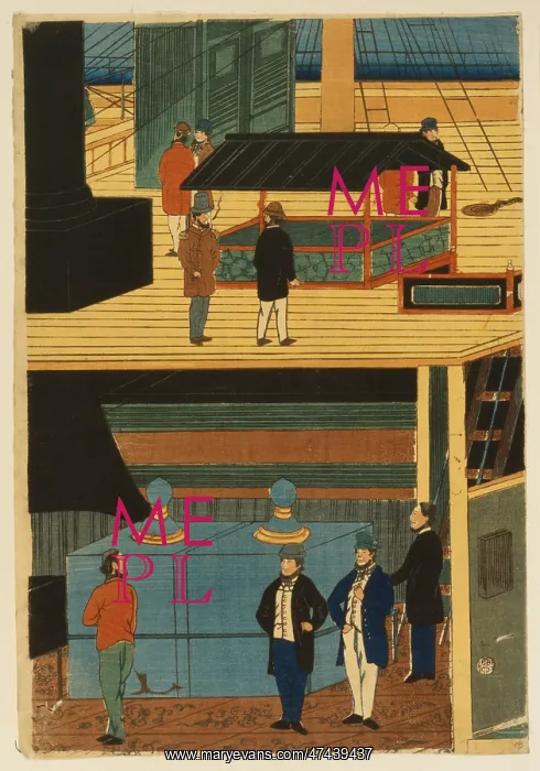 : Interior of an American steamship : Interior of an American steamship