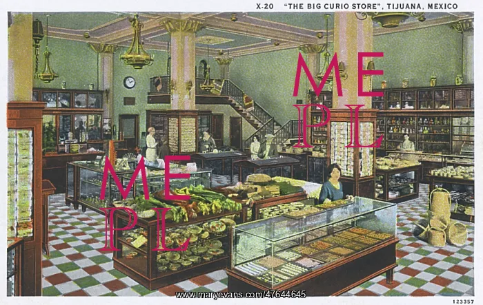  : Interior of The Big Curio Store, Tijuana, Mexico