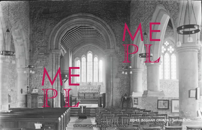 : Interior of Bosham Church : Interior of Bosham Church