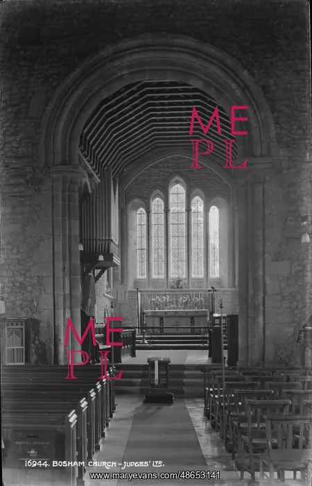 : Interior of Bosham Church : Interior of Bosham Church