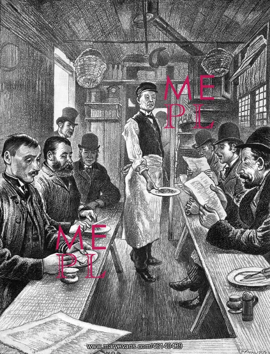 : Interior of Cabmen's Shelter 1890 : Interior of Cabmen's Shelter 1890