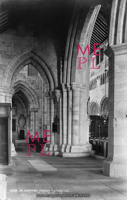 : Interior of Cartmel Priory : Interior of Cartmel Priory