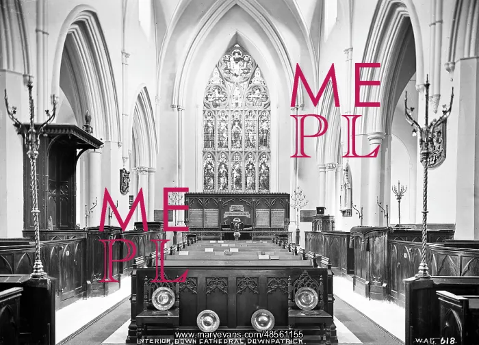 : Interior, Down Cathedral, Downpatrick : Interior, Down Cathedral, Downpatrick