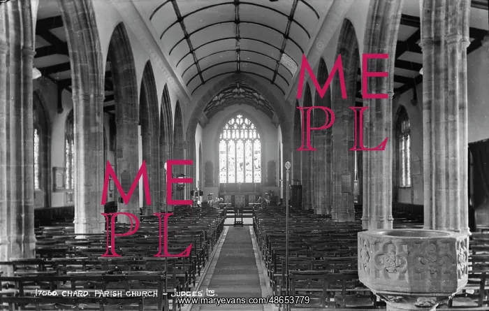 : Interior of Chard Parish Church : Interior of Chard Parish Church