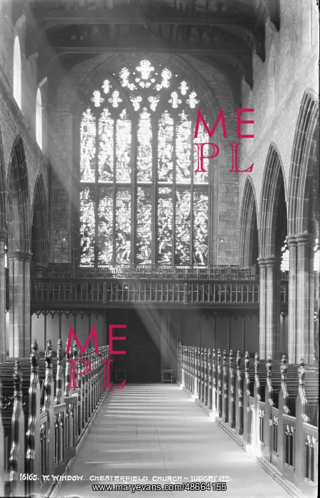 : Interior of Chesterfield Church : Interior of Chesterfield Church