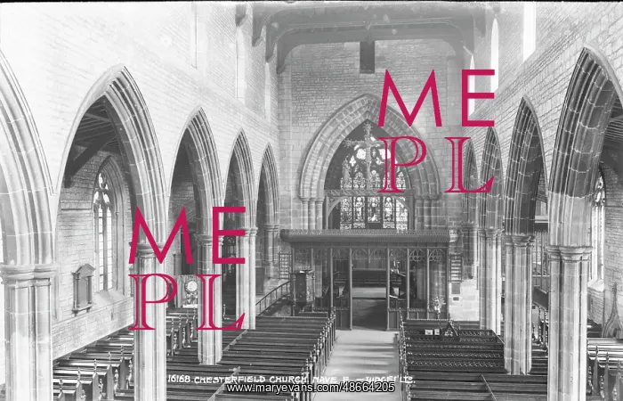 : Interior of Chesterfield Church : Interior of Chesterfield Church