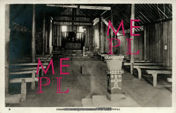 : Interior of church, Heuru, San Cristobal, Solomon Islands : Interior of church, Heuru, San Cristobal, Solomon Islands