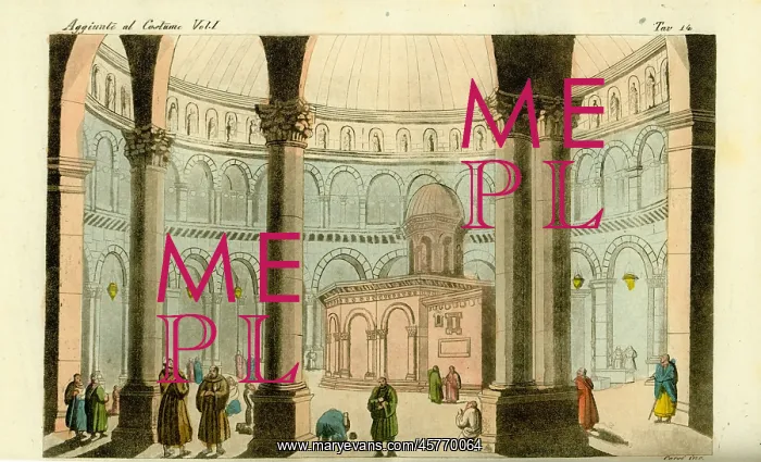 : Interior of the Church of the Holy Sepulchre, Jerusalem : Interior of the Church of the Holy Sepulchre, Jerusalem