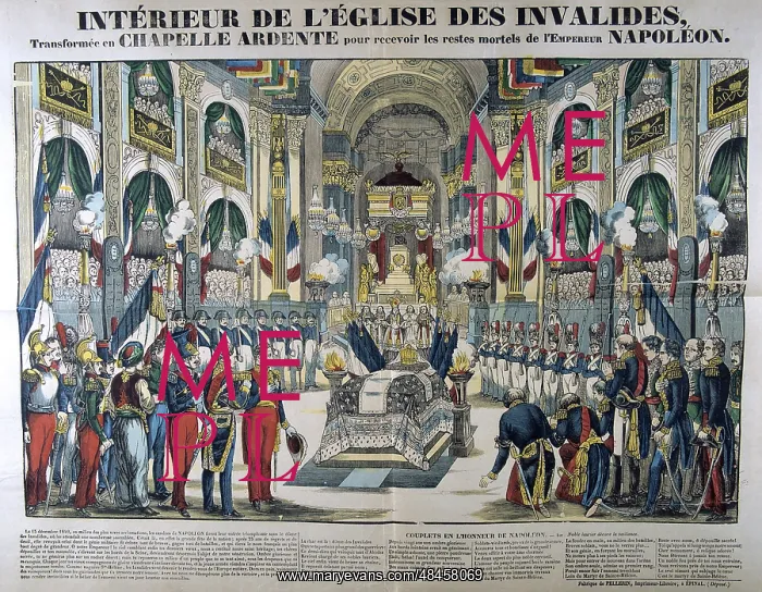 : Interior of the church of Les Invalides, Paris : Interior of the church of Les Invalides, Paris