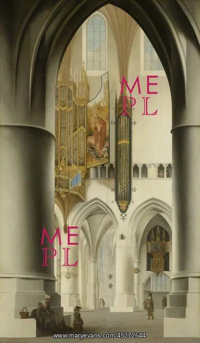 : Interior of the Church of St. Bavo : Interior of the Church of St. Bavo