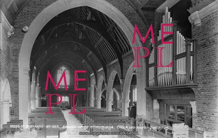: Interior of the Church of St. Ethelburga : Interior of the Church of St. Ethelburga
