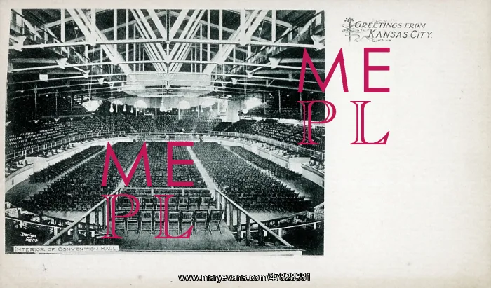  : Interior of Convention Hall, Kansas City, Missouri, USA