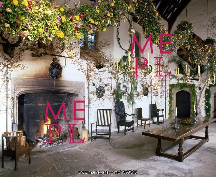 : Interior, Cotehele House, Tamar Valley, Cornwall : Interior, Cotehele House, Tamar Valley, Cornwall