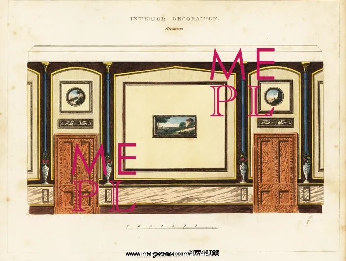 : Interior decoration: Etruscan : Interior decoration: Etruscan