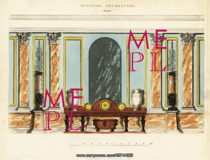 : Interior decoration: Roman : Interior decoration: Roman