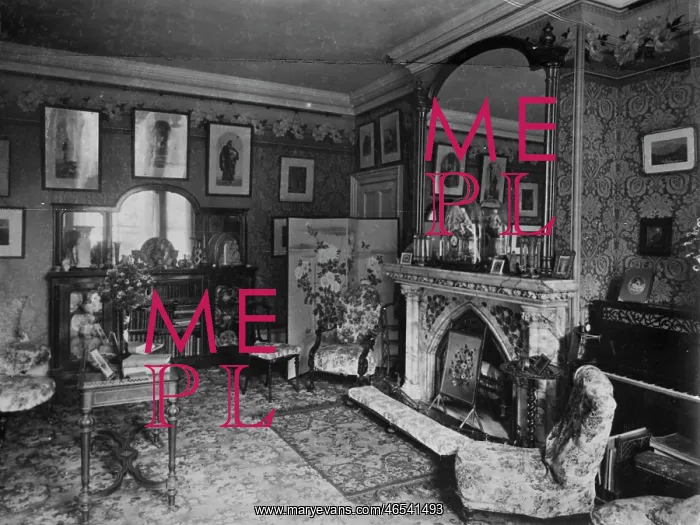  : Interior of the dining room at Borley Rectory