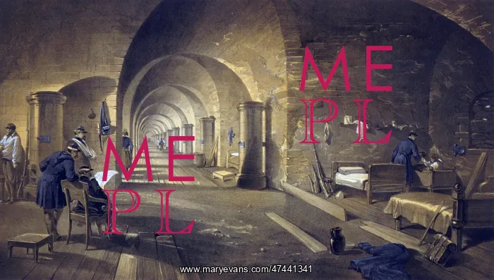 : Interior of Fort Nicholas : Interior of Fort Nicholas
