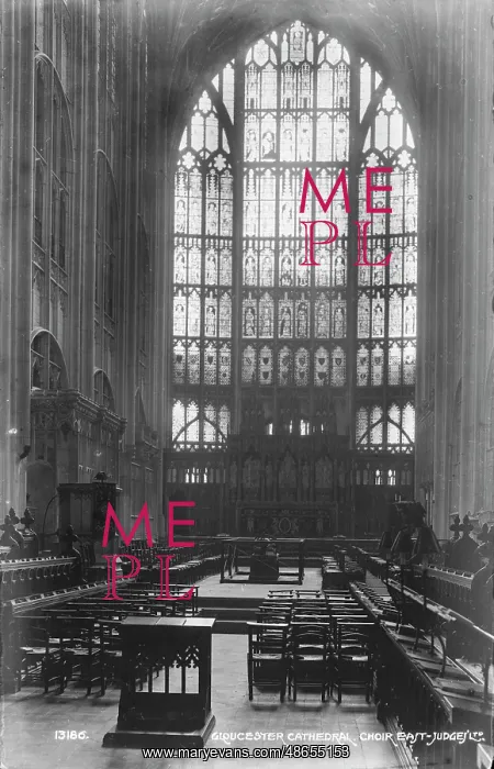 : Interior of Gloucester Cathedral Choir : Interior of Gloucester Cathedral Choir
