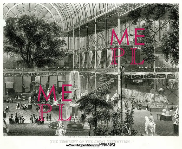 : Interior of the Great Exhibition 1851 : Interior of the Great Exhibition 1851
