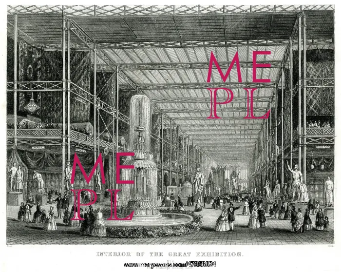 : Interior of The Great Exhibition 1851 : Interior of The Great Exhibition 1851