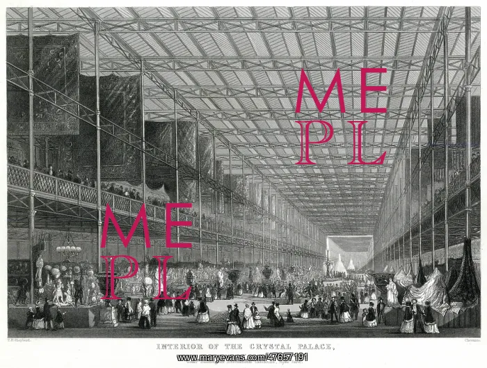 : Interior of The Great Exhibition 1851 : Interior of The Great Exhibition 1851