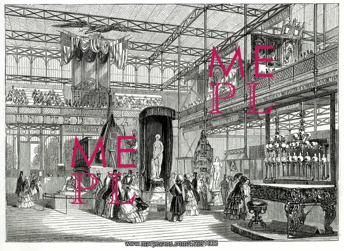 : Interior of The Great Exhibition 1851 : Interior of The Great Exhibition 1851
