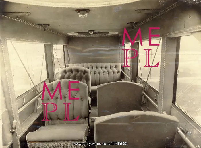 : The interior of the third de Havilland DH18A G-EAUF : The interior of the third de Havilland DH18A G-EAUF