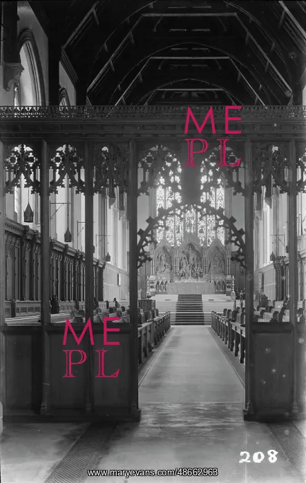 : Interior of a Historic Church : Interior of a Historic Church