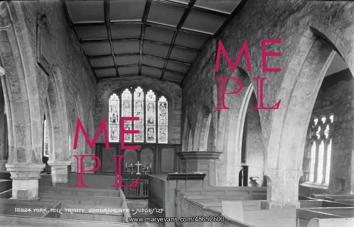 : Interior of Holy Trinity Church, Goodramgate : Interior of Holy Trinity Church, Goodramgate
